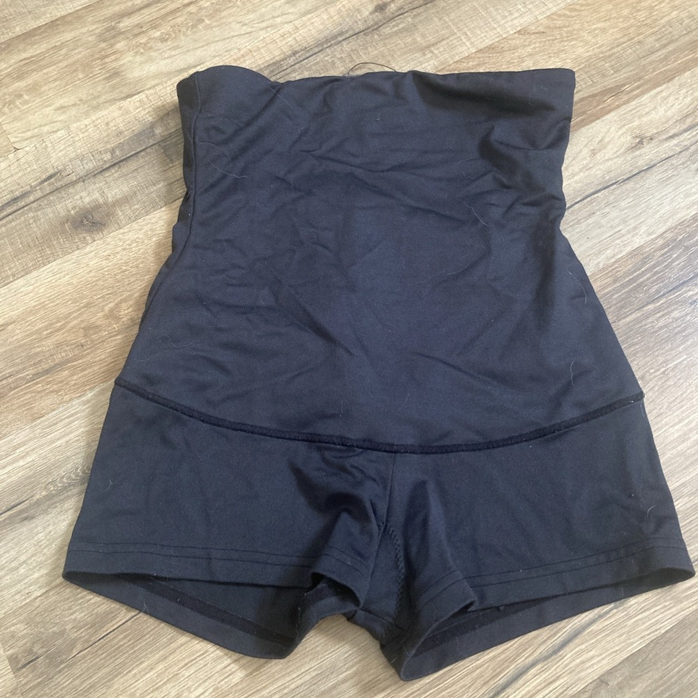 Flexees Maidenform High Waisted Thigh Shaper‎ Slimmer Shapewear Black Small